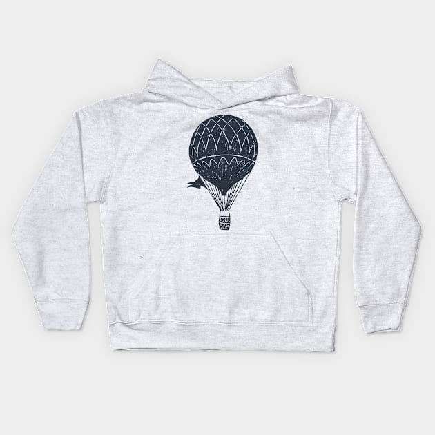 Sport Air Balloon Kids Hoodie by Hastag Pos